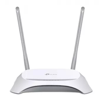 TP-Link TL-MR3420 WLAN-reititin Fast Ethernet yksikaista (2,4 GHz) musta, valkoinen