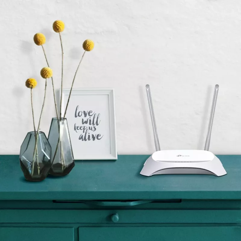 TP-Link TL-MR3420 WLAN-reititin Fast Ethernet yksikaista (2,4 GHz) musta, valkoinen