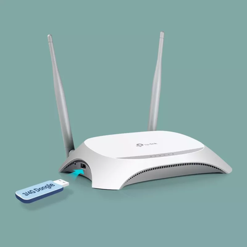 TP-Link TL-MR3420 WLAN-reititin Fast Ethernet yksikaista (2,4 GHz) musta, valkoinen