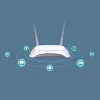 TP-Link TL-MR3420 WLAN-reititin Fast Ethernet yksikaista (2,4 GHz) musta, valkoinen