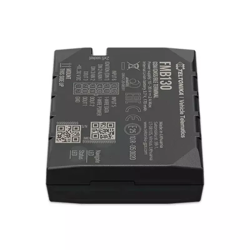 GPS-seuranta Teltonika FMB130 auto musta