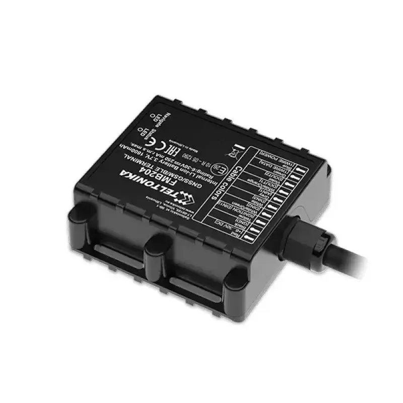 GPS-seuranta Teltonika FMB204 yleinen musta Single SIM 1800 mAh