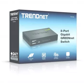 Hallitsematon kytkin Trendnet GREENnet TEG-S82G