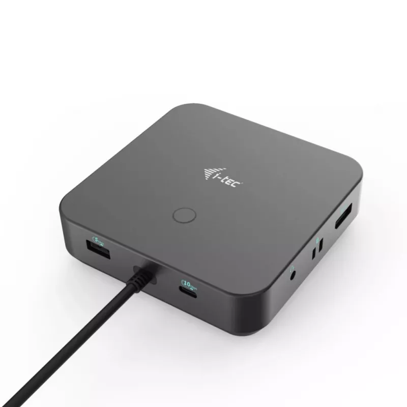 i-tec USB-C HDMI Dual DP -telakointiasema Power Delivery 100 W