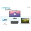 i-tec USB-C HDMI Dual DP -telakointiasema Power Delivery 100 W