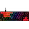 HyperX Rubber Keycaps -pelilisävarustesarja - punainen (US-asettelu)
