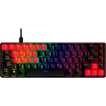 HyperX Rubber Keycaps -pelilisävarustesarja - punainen (US-asettelu)