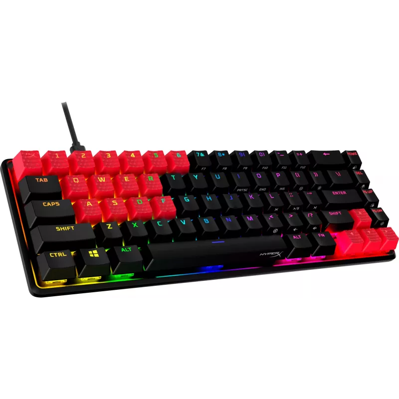HyperX Rubber Keycaps -pelilisävarustesarja - punainen (US-asettelu)