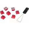 HyperX Rubber Keycaps -pelilisävarustesarja - punainen (US-asettelu)