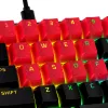 HyperX Rubber Keycaps -pelilisävarustesarja - punainen (US-asettelu)