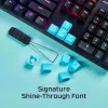 HyperX Rubber Keycaps -pelilisävarustesarja - punainen (US-asettelu)
