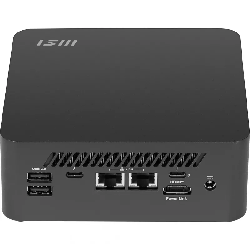 MSI Cubi NUC AI+ 2MG-007EU Copilot+ PC Intel Core Ultra 9 288V 32 GB LPDDR5x-SDRAM 1 TB SSD Windows 11 Pro Mini PC musta