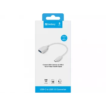 USB-C - USB 3.0 -muunnin Sandberg 136-05