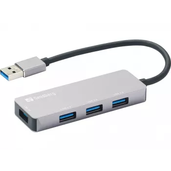 Sandberg USB-A-keskitin 1xUSB3.0+3x2.0 SAVER
