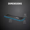 HP 975 Dual-Mode Wireless näppäimistö Full-size Mechanical QWERTY