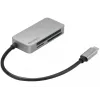 Sandberg USB-C Multi Card Reader Pro, CF, MMC, MicroSD (TransFlash), SD, SDHC, SDXC, xD, musta, USB 3.2 Gen 1 (3.1 Gen 1) Type-C, 1 kpl, 82 mm, 23 mm