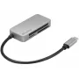 Sandberg USB-C Multi Card Reader Pro, CF, MMC, MicroSD (TransFlash), SD, SDHC, SDXC, xD, musta, USB 3.2 Gen 1 (3.1 Gen 1) Type-C, 1 kpl, 82 mm, 23 mm