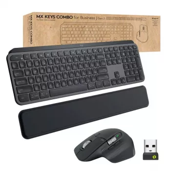 Näppäimistö-hiiri-yhdistelmä Logitech MX Keys Combo for Business Gen 2