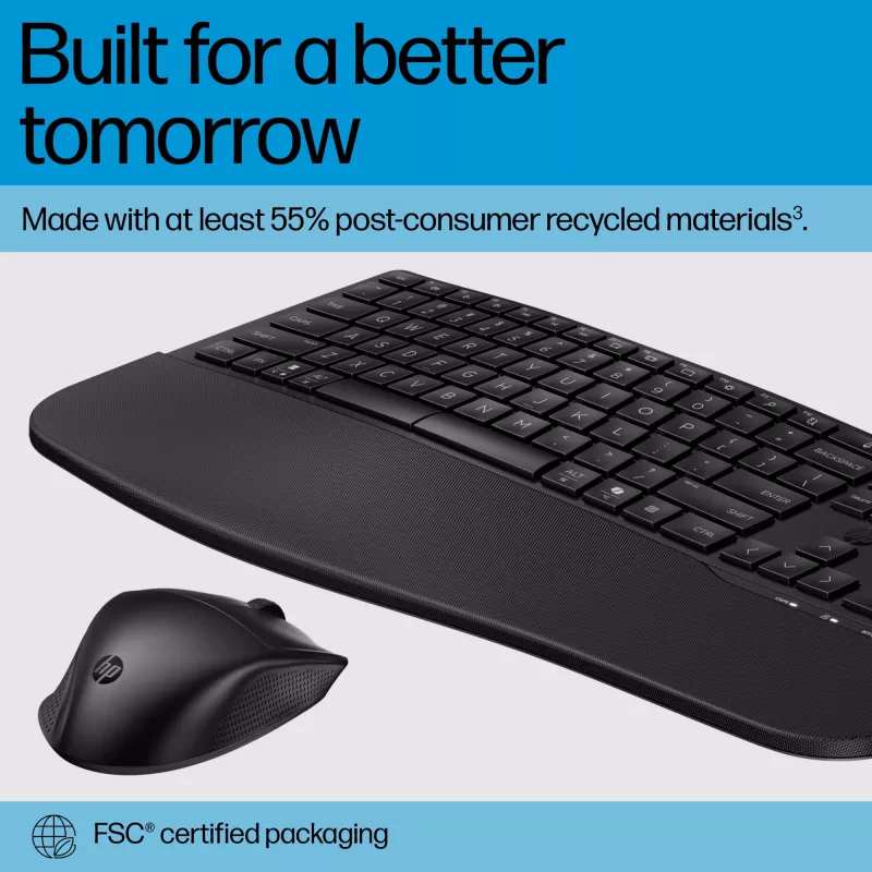 HP 685 Comfort Dual-Mode näppäimistö- ja hiirisarja Full-Size Wireless Bluetooth