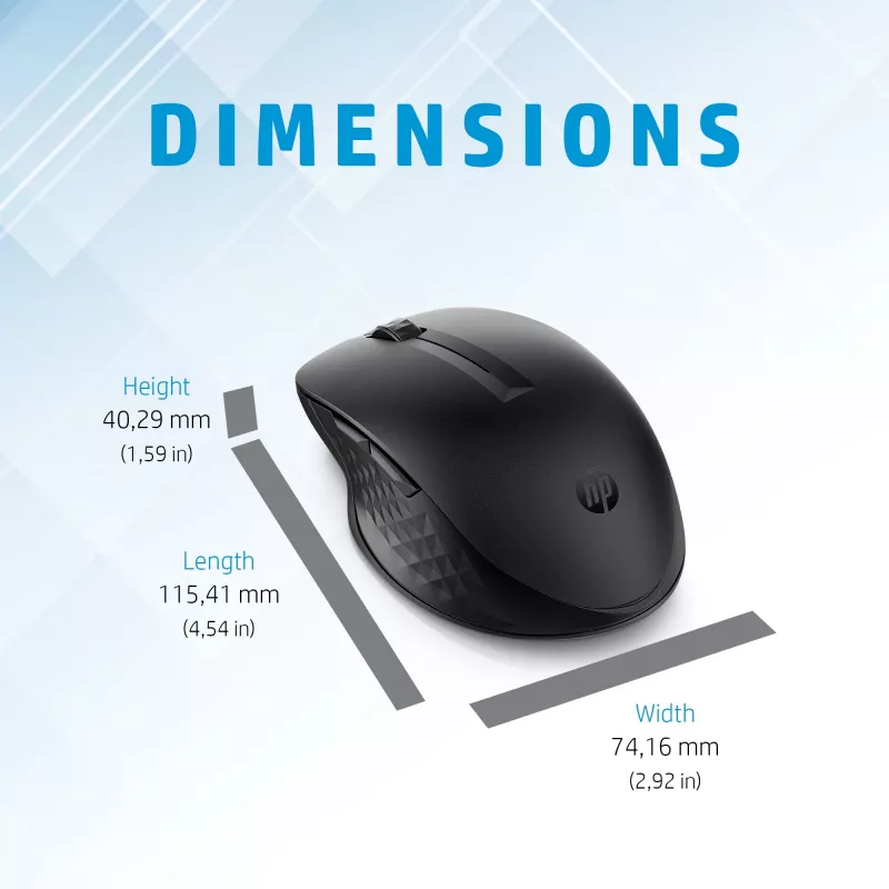 Hiiri HP 435 Multi-Device Wireless RF Wireless + Bluetooth