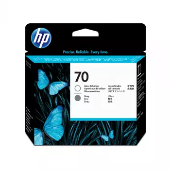HP 70 kiiltävöittäjä ja harmaa DesignJet -tulostuspää, HP DesignJet Z2100-, Z3100- ja Z3200 Photo -tulostinsarjat, lämpömustesuihku, 143 mm, 28 mm, 132 mm, 70 g