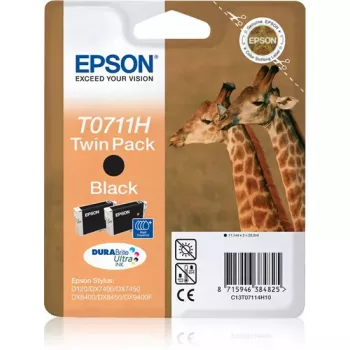Epson Giraffe kaksipakkaus musta T0711H DURABrite Ultra -muste