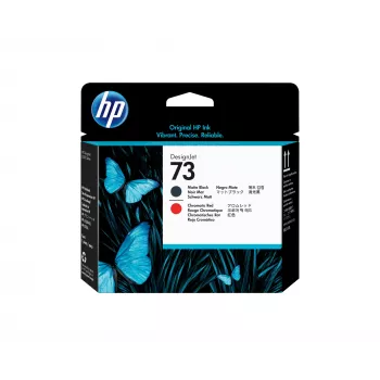 HP 73 mattamusta ja Chromatic Red DesignJet -tulostuspää