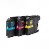 Brother LC123RBWBP mustepatruuna 3 kpl alkuperäinen syaani, magenta, keltainen