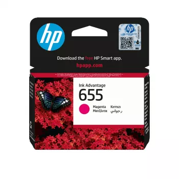 HP 655 magenta alkuperäinen Ink Advantage -patruuna, magenta, 1 kpl, 600 sivua