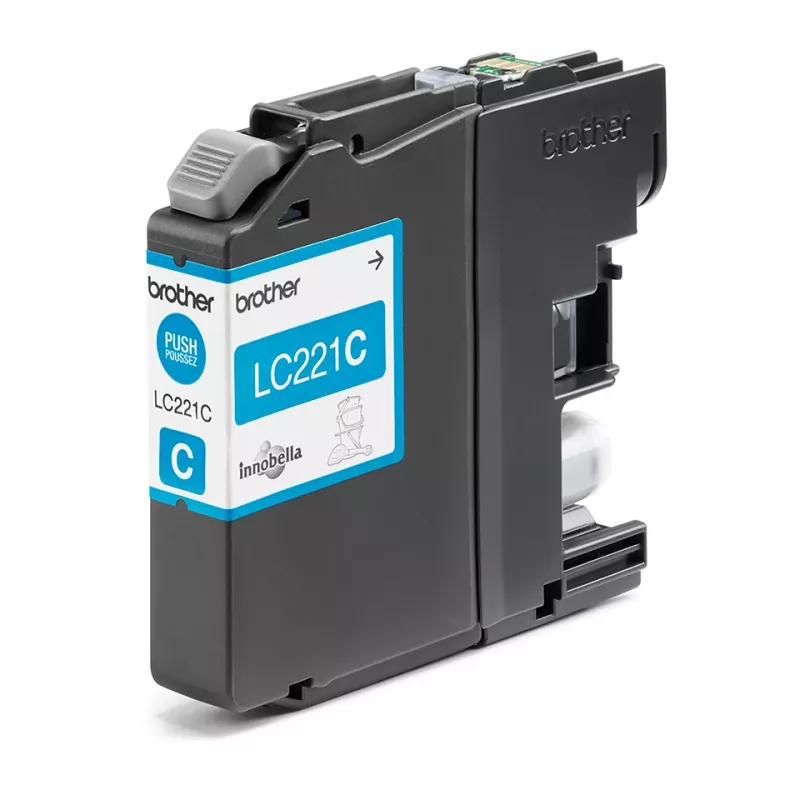 Patruuna Brother LC-221C sininen muste 260 sivua DCPJ562DW MFCJ480DW