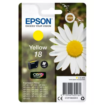 Epson Daisy yksittäispakkaus keltainen 18 Claria Home -muste