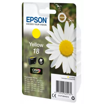 Epson Daisy yksittäispakkaus keltainen 18 Claria Home -muste