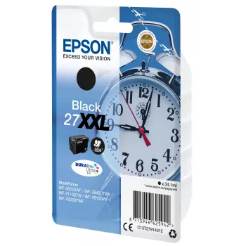 Epson mustepatruuna yksittäispakkaus musta 27XXL DURABrite Ultra -muste