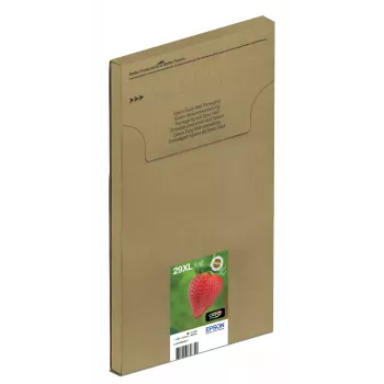 Epson Strawberry monipakkaus 4 väriä 29XL EasyMail, suuri (XL) riitto, musta, syaani, magenta, keltainen, 11,3 ml, 6,4 ml, 1 kpl, monipakkaus