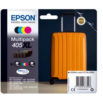 Epson 405XL -värikasetti 1 kpl alkuperäinen suuri (XL) kapasiteetti musta, syaani, magenta, keltainen