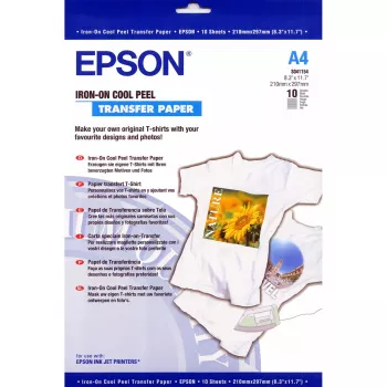 Epson siirtokuvaustulostuspaperi - A4 - 10 arkkia