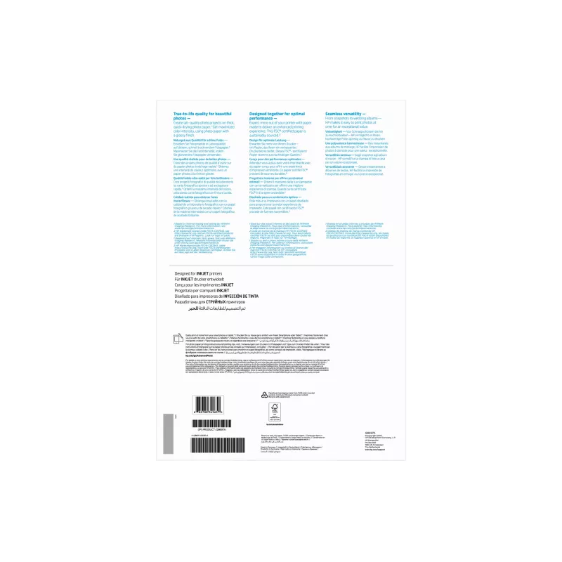 HP Advanced Photo Paper Glossy 250 g/m² A3 (297 x 420 mm) 20 arkkia