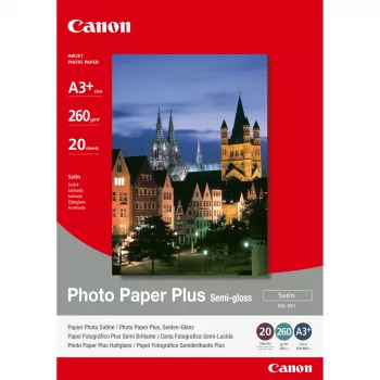 Canon SG-201 -valokuvapaperi Plus silkkinen matta A3 Plus – 20 arkkia