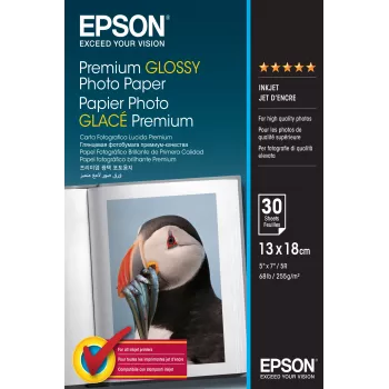 Epson Premium Glossy -valokuvapaperi - 13x18 cm - 30 arkkia