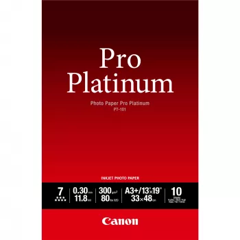 Canon PT-101 Pro Platinum -valokuvapaperi A3 Plus – 10 arkkia