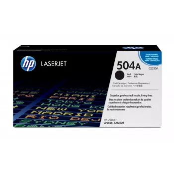 HP 504A väriainekasetti (CE250A), musta, 5000 sivua