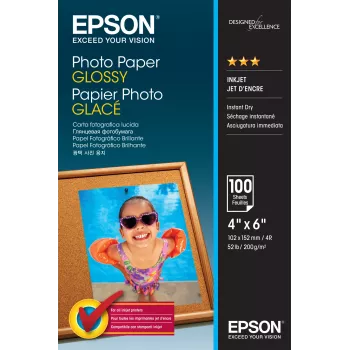 Epson valokuvapaperi kiiltävä - 10x15cm - 100 arkkia