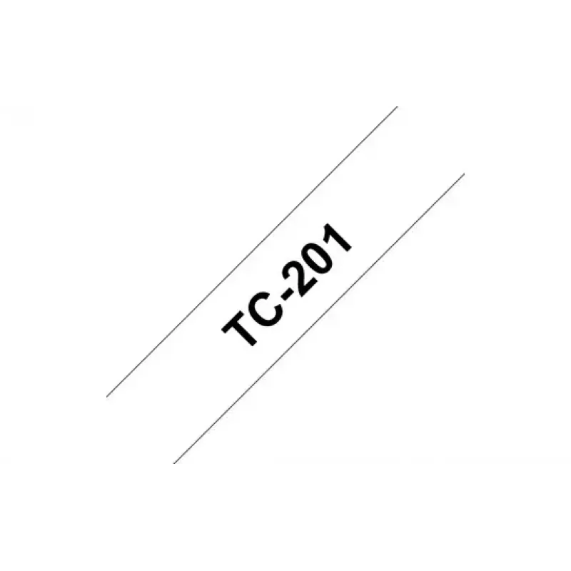 Nauha TC Brother TC-201 musta valkoisella