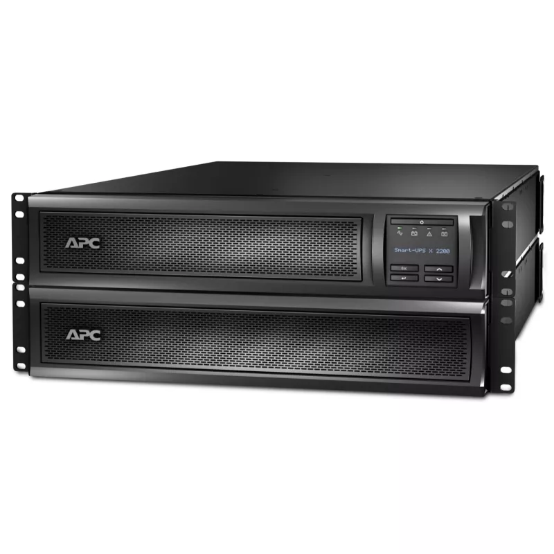 APC Smart-UPS X SMX2200RMHV2U - 2200VA, 8x C13 + 1x C19 -pistorasia, USB, laajennettava käyttöaika