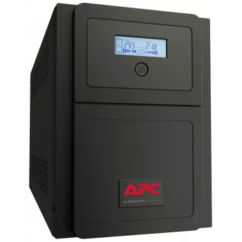 APC Easy UPS 1-vaihe Line Interactive, 1000VA, Tower, 230V, 6 IEC C13 -pistorasiaa, AVR, kuivakontakti, LCD, ilman verkkokorttitukea