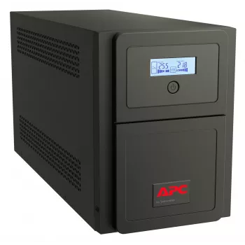 APC Easy UPS 1-vaihe Line Interactive, 750VA, Tower, 230V, 6 IEC C13 -lähtöä, AVR, kuivakontakti, LCD, ilman verkkokorttitukea