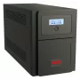 APC Easy UPS 1-vaihe Line Interactive, 750VA, Tower, 230V, 6 IEC C13 -lähtöä, AVR, kuivakontakti, LCD, ilman verkkokorttitukea