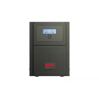 APC Easy UPS 1-vaihe Line Interactive, 750VA, Tower, 230V, 6 IEC C13 -lähtöä, AVR, kuivakontakti, LCD, ilman verkkokorttitukea
