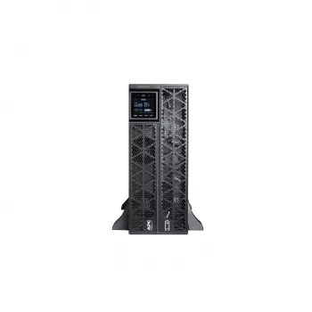 APC Smart-UPS On-Line, 5kVA/5kW, Rack/Tower, 230V, 2x IEC C13+1x IEC C19+kiinteä 3-johdin (H+N+E) -lähdöt, verkkokortti, ilman kiskosarjaa