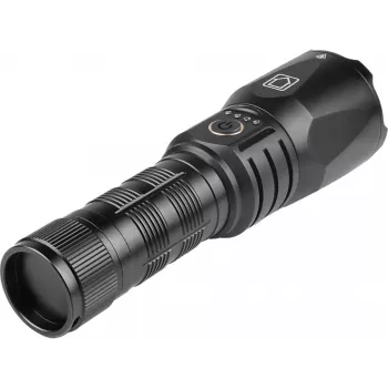 Sandberg Survivor Torch -varavirtalähde 5000, käsivalaisin, musta, alumiini, IPX4, -30 – 40 °C, FCC, RoHS, UKCA, CE